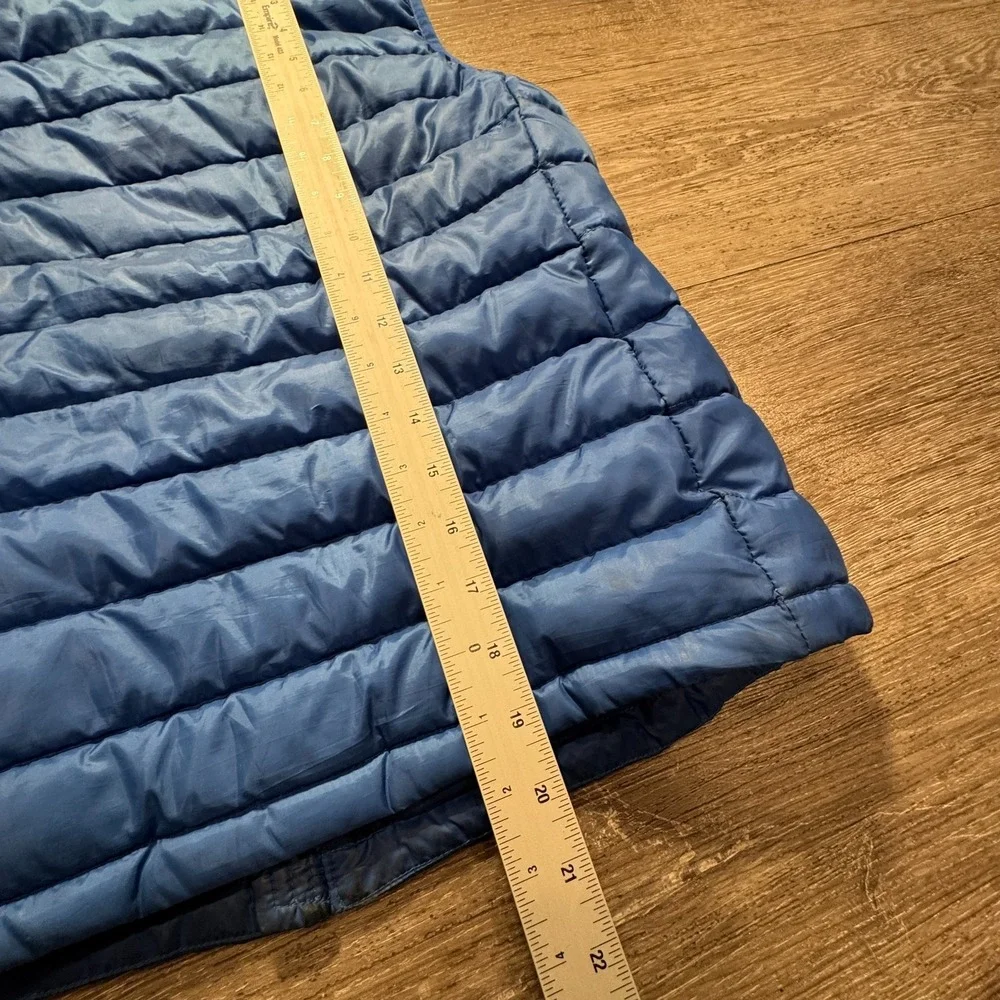 Eddie Bauer Vest Kids M 10/12 Blue Down‎ 650 Fill Puffer Winter Fall Gorpcore